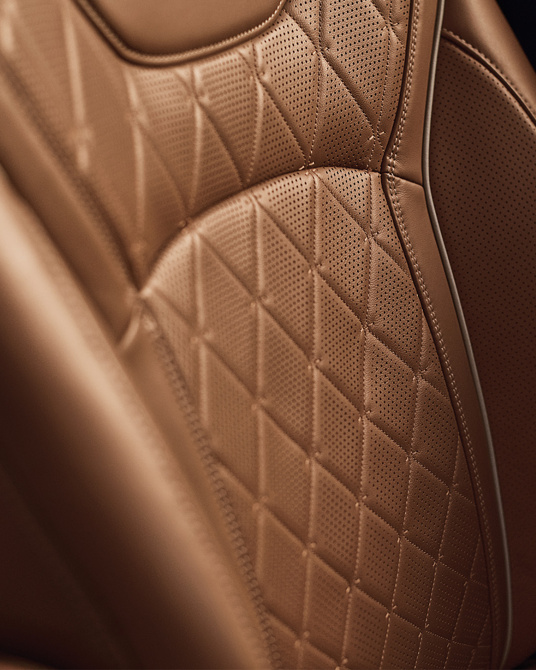 2024 INFINITI QX60 SUV seating with leather stitching